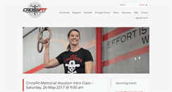 Desktop Screenshot of crossfitmemorialhouston.com